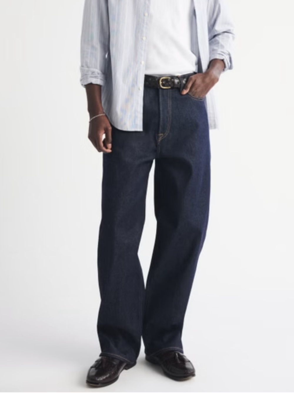 Abercrombie & Fitch Men's Indigo Straight Jeans